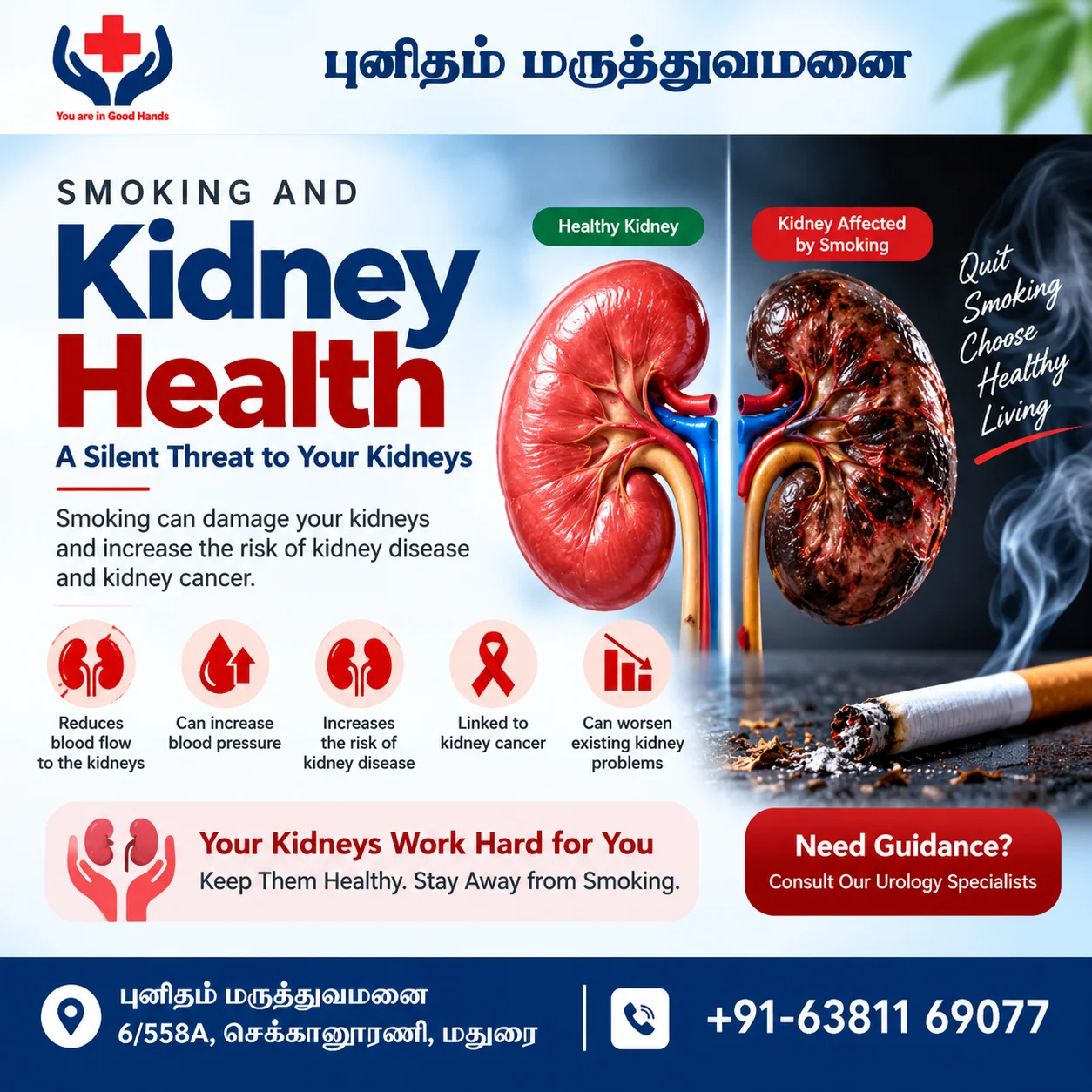 You are currently viewing Smoking and Kidney Health: How Smoking Can Affect Your Kidneys